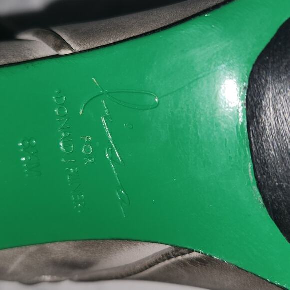 Lisa For Donald Pliner Lago womens 8.5 leather platform stilhetto ankle boots Ah - Picture 5 of 5